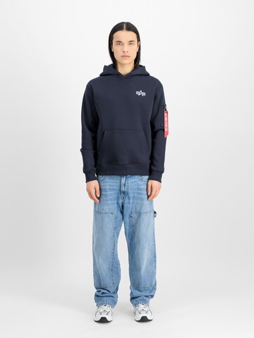 ALPHA INDUSTRIES Mikina - Modrá