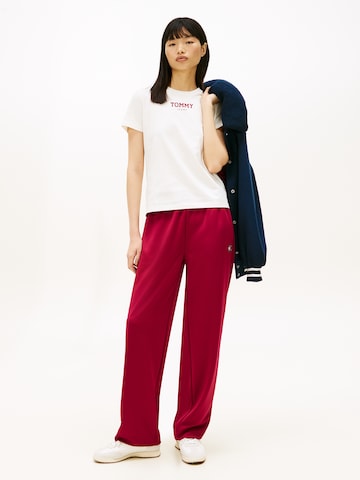 Tricou 'ESSENTIAL' de la Tommy Jeans pe alb