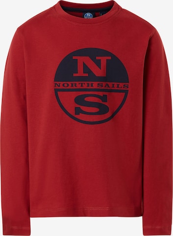 T-Shirt North Sails en rouge : devant