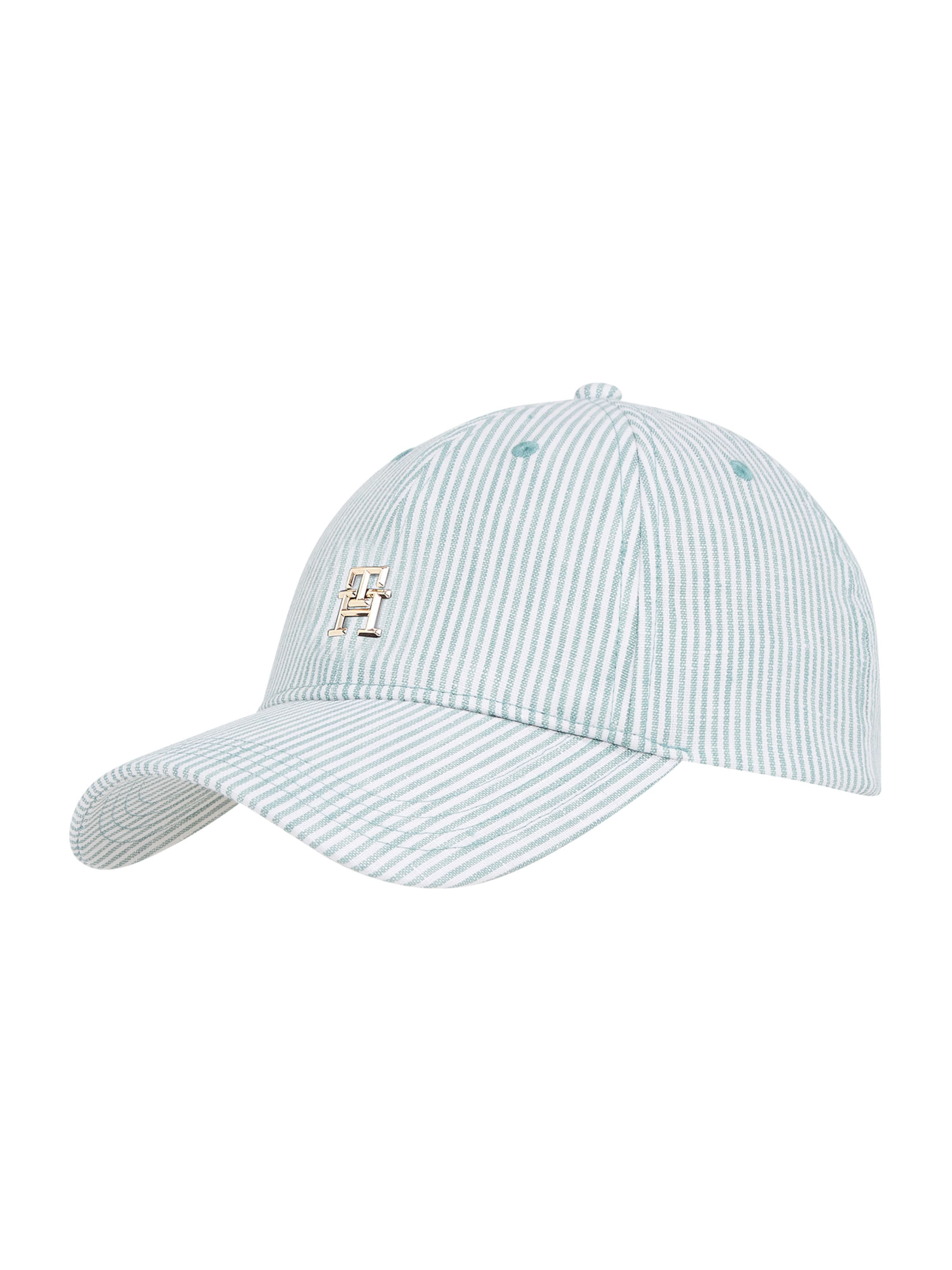 TOMMY HILFIGER Kšiltovka – zelená: přední strana