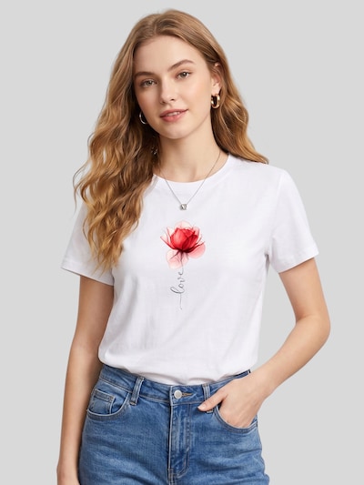 LapaPlus Shirt 'Short Sleeve' in S in de kleur Wit, Productweergave