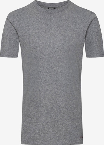 Henderson Shirt 'Elastisches Baumwoll-T-Shirt mit Rundhals, Bosco L' in Grijs: voorkant