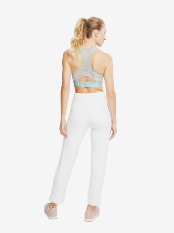 Regular Pantalon de sport ESPRIT en blanc