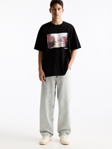 Pull&Bear Shirt in Zwart