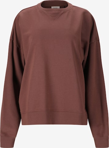 NOU Sweatshirt 'Vacay' in Brown: front