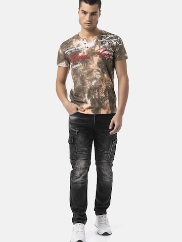 T-Shirt 'CT804' CIPO & BAXX en marron