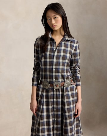 Rochie tip bluză de la Polo Ralph Lauren pe albastru
