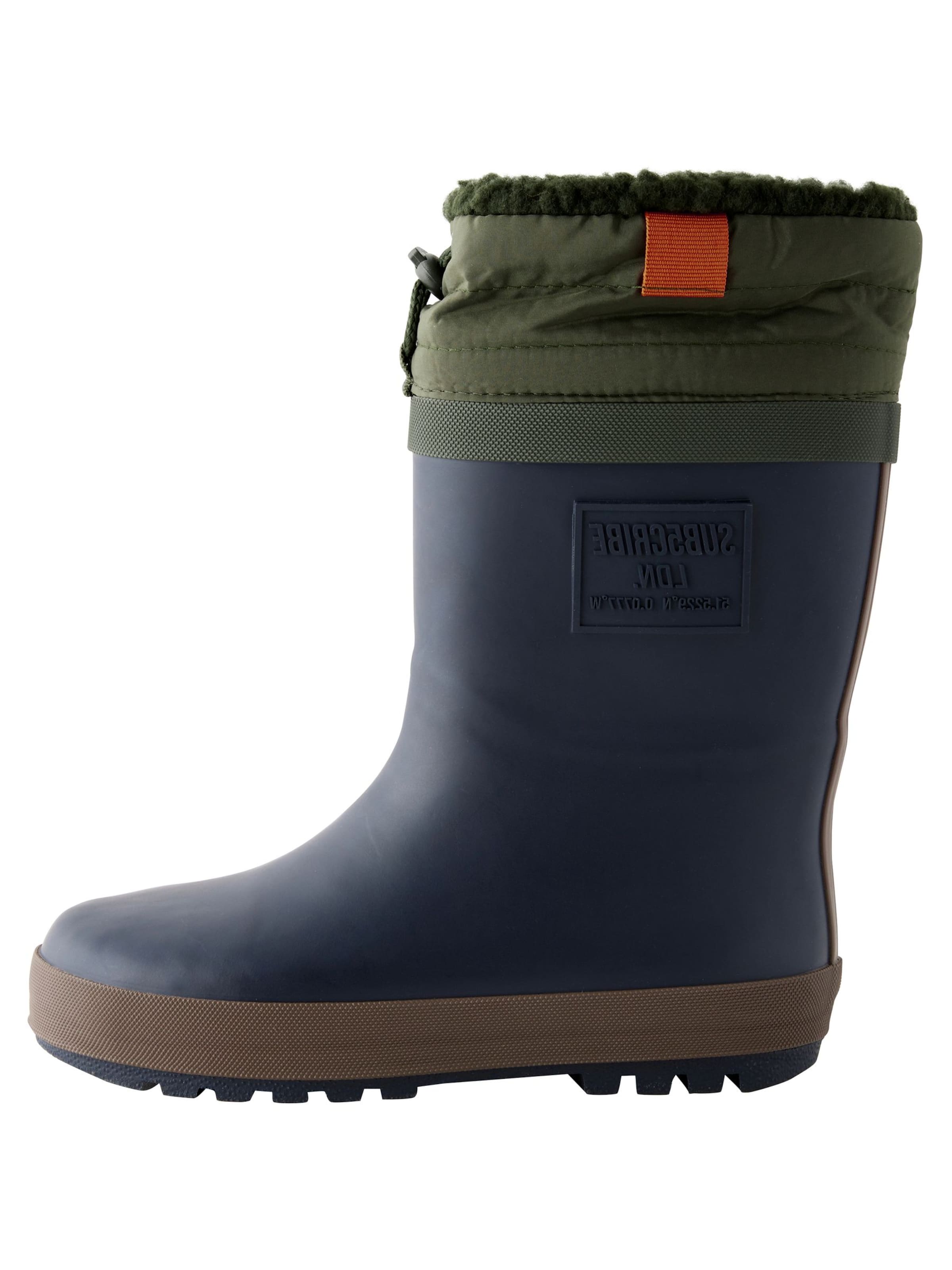 Next Regenlaarzen in Blauw: voorkant