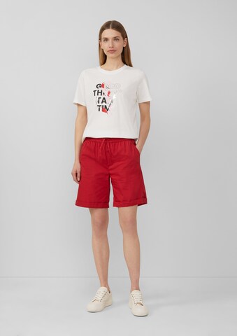 s.Oliver Loose fit Trousers in Red