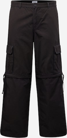 WEEKDAY Брюки-карго 'Yuri' в Черный: спереди