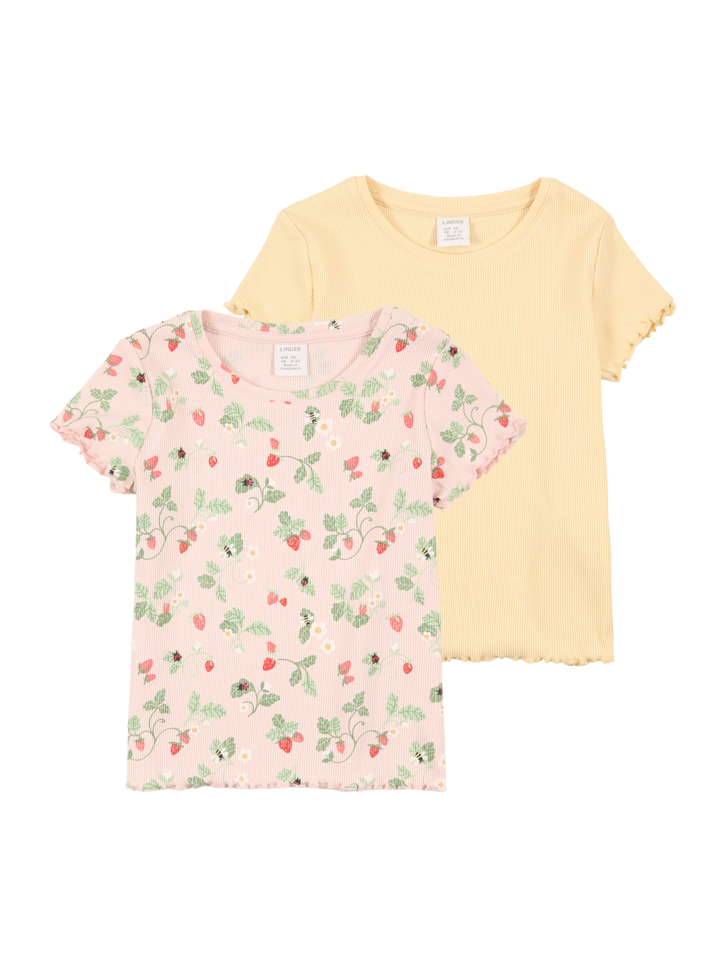 Lindex Shirt in Geel: voorkant
