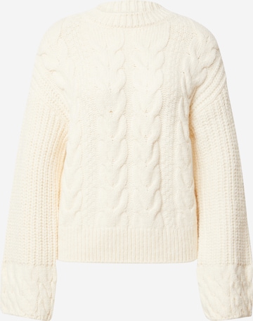 River Island Sweater in Beige: front