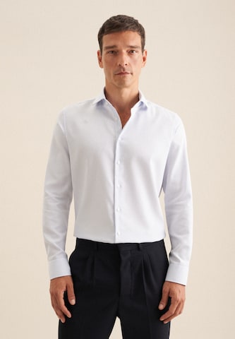 SEIDENSTICKER Regular fit Business shirt 'Shaped' in Blue: front