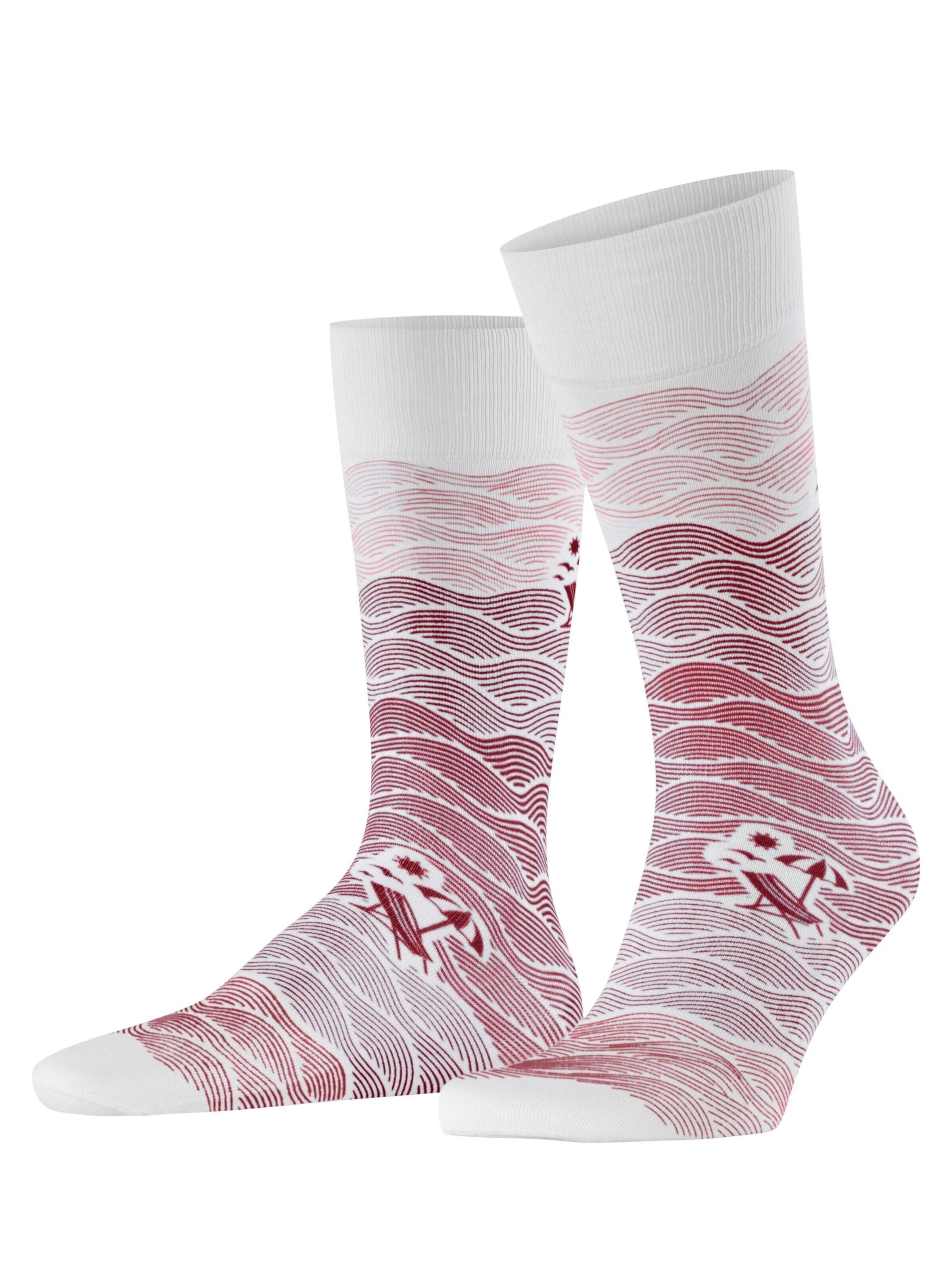 FALKE Socken 'Plage'‌‌‌‌‌‌‌‌ in Rot: Vorderseite