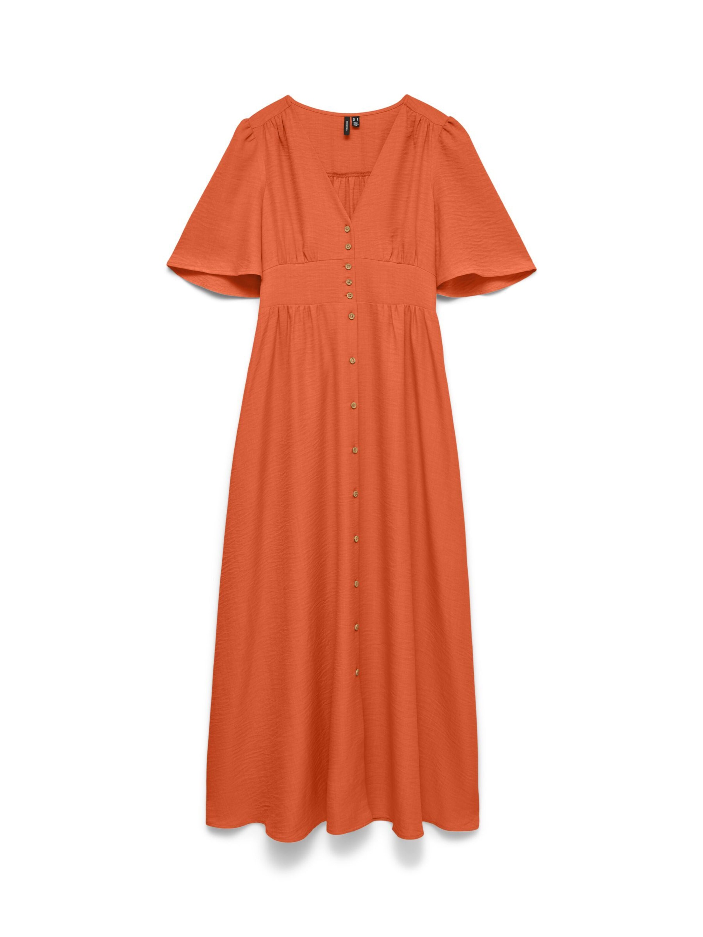 Robe 'VMMELANEY' VERO MODA en orange : devant