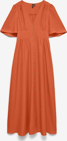 Robe 'VMMELANEY' VERO MODA en orange : devant