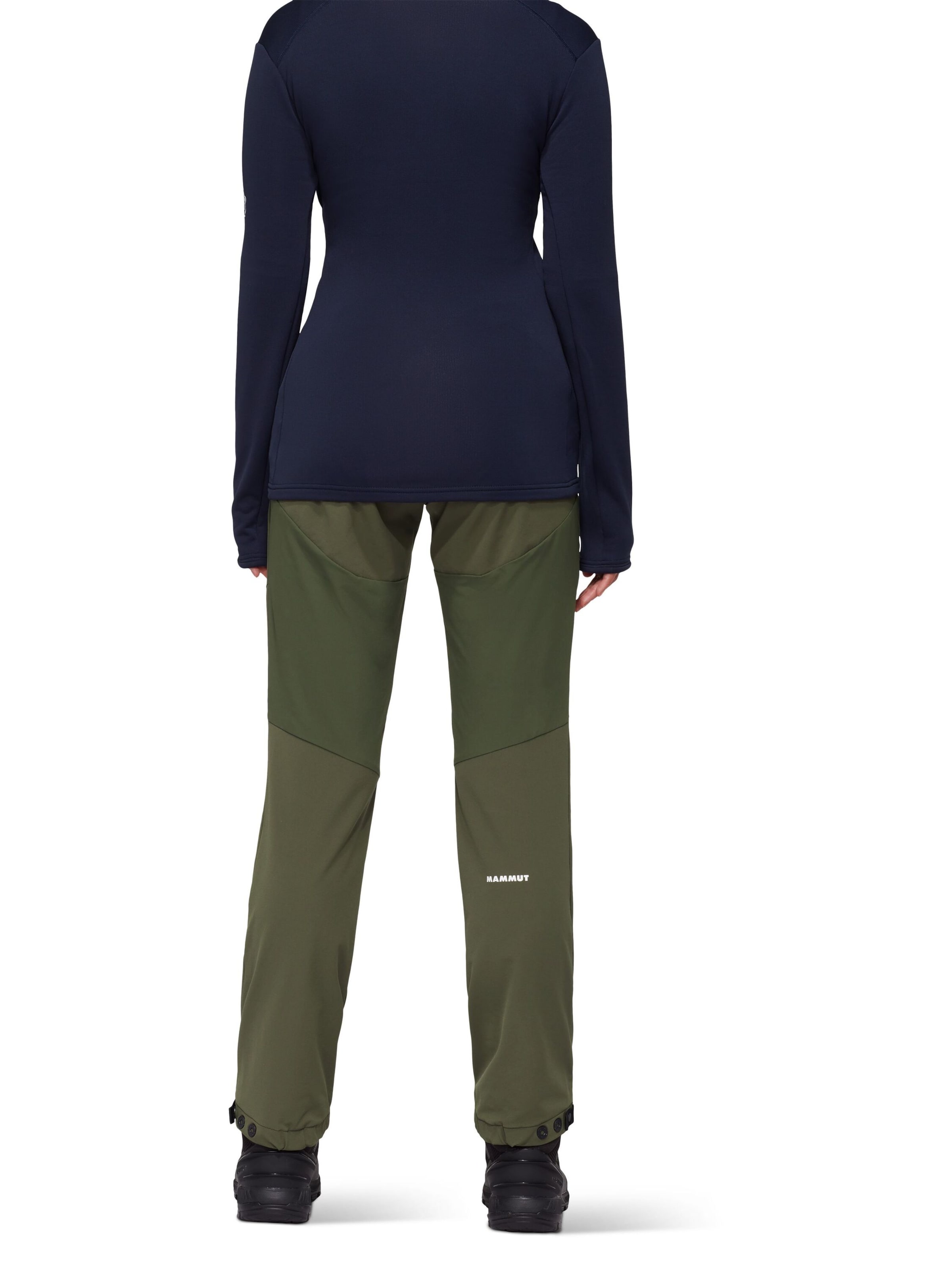 MAMMUT Regular Outdoor Pants in Green