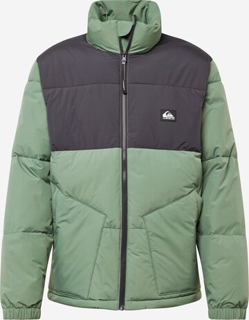 Veste outdoor 'WILD MOUNTAIN' QUIKSILVER en vert : devant