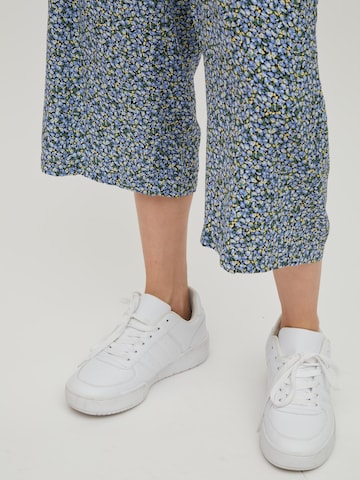 VILA Wide leg Broek 'VIPaya' in Blauw