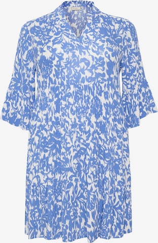 Robe 'Cella' KAFFE CURVE en bleu : devant