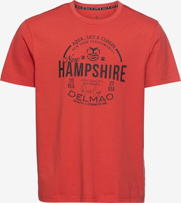 DELMAO Shirt in Red: front