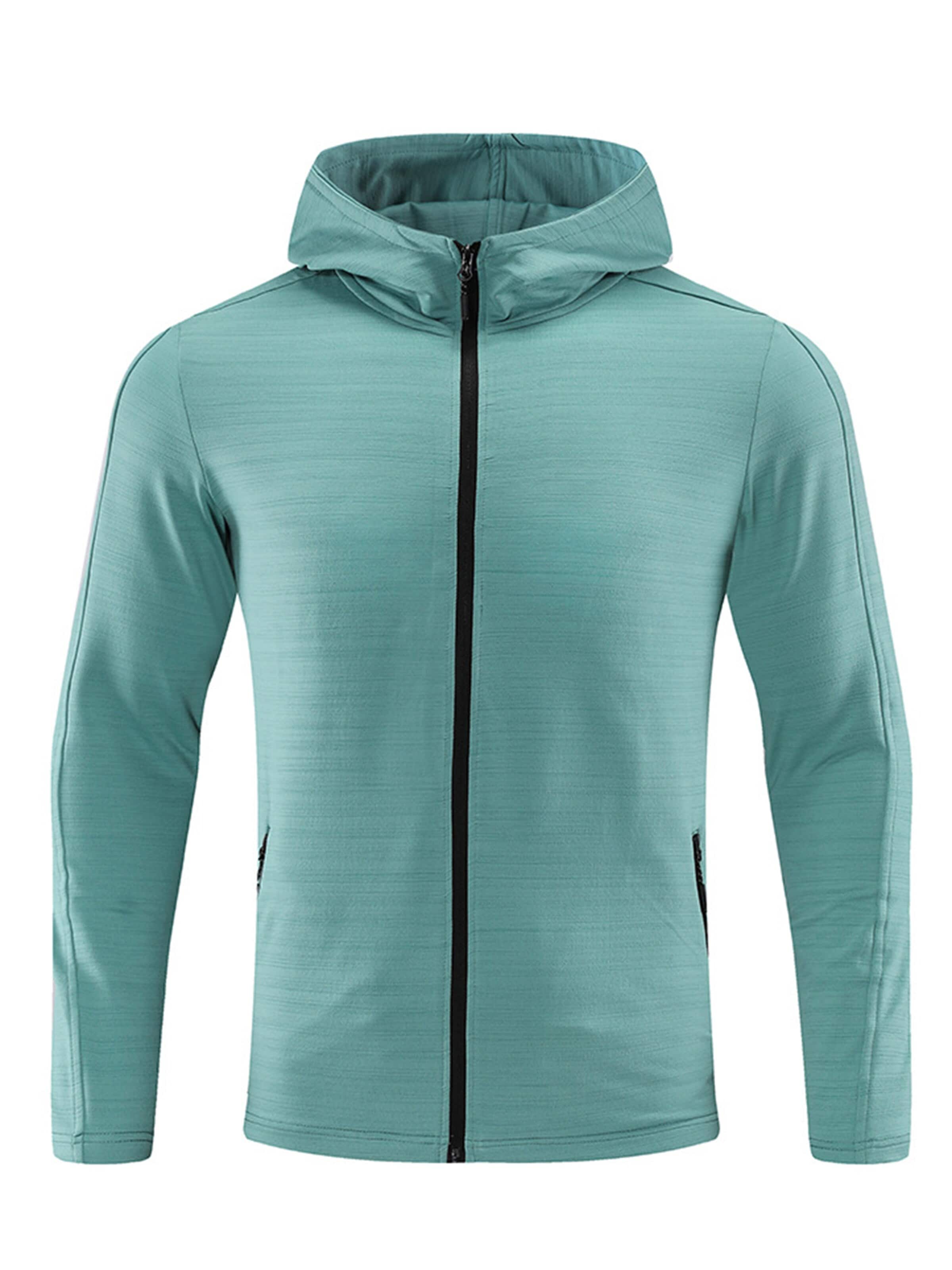 YOUTHUP Outdoor jacket 'Bewegung' in Green: front