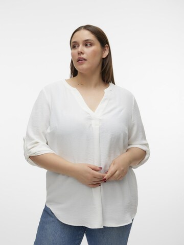 Vero Moda Curve Bluse in Weiß