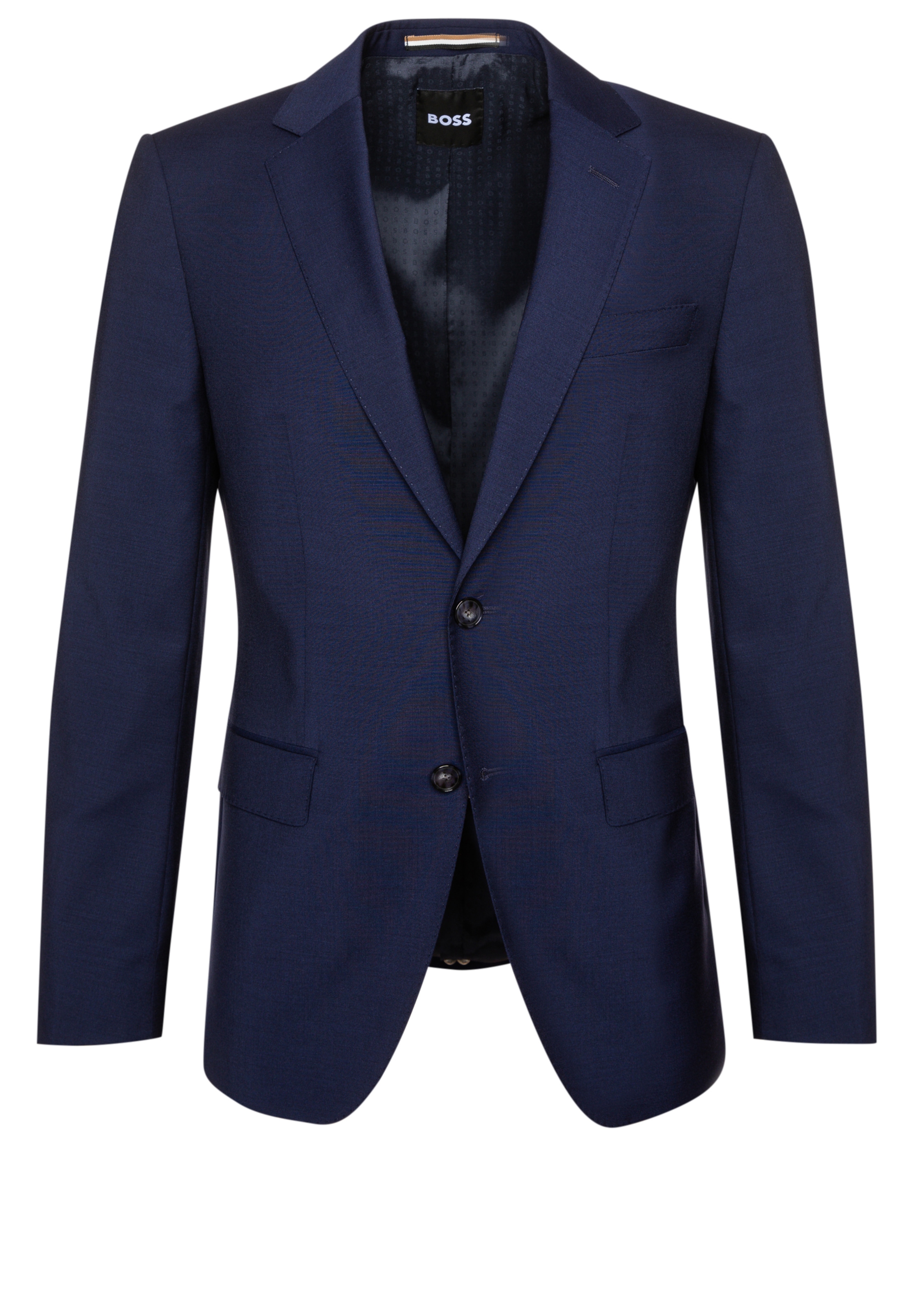 BOSS Slim Fit Sakko 'Huge' in Blau: Vorderseite