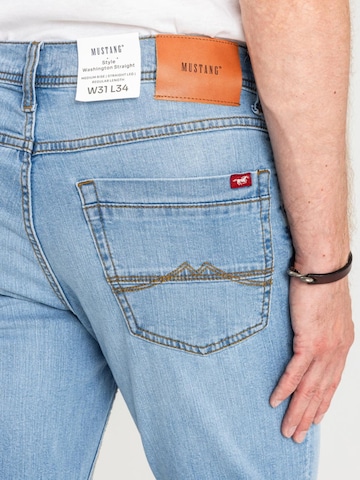 MUSTANG Regular Jeans 'Washington' in Blue