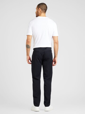 Les Deux Regular Pleated Pants 'Como' in Blue