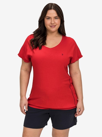SHEEGO T-Shirt in Rot: predná strana