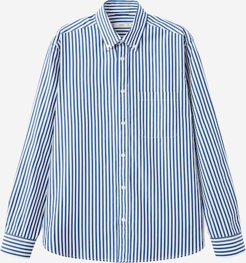 MANGO MAN Regular Fit Paita 'Candela' värissä sininen: etupuoli