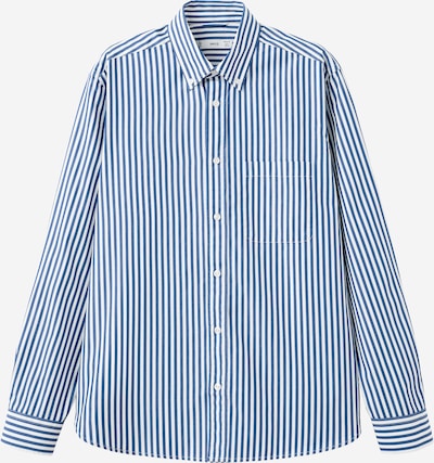 MANGO MAN Košulja 'Candela' u mornarsko plava / bijela, Pregled proizvoda