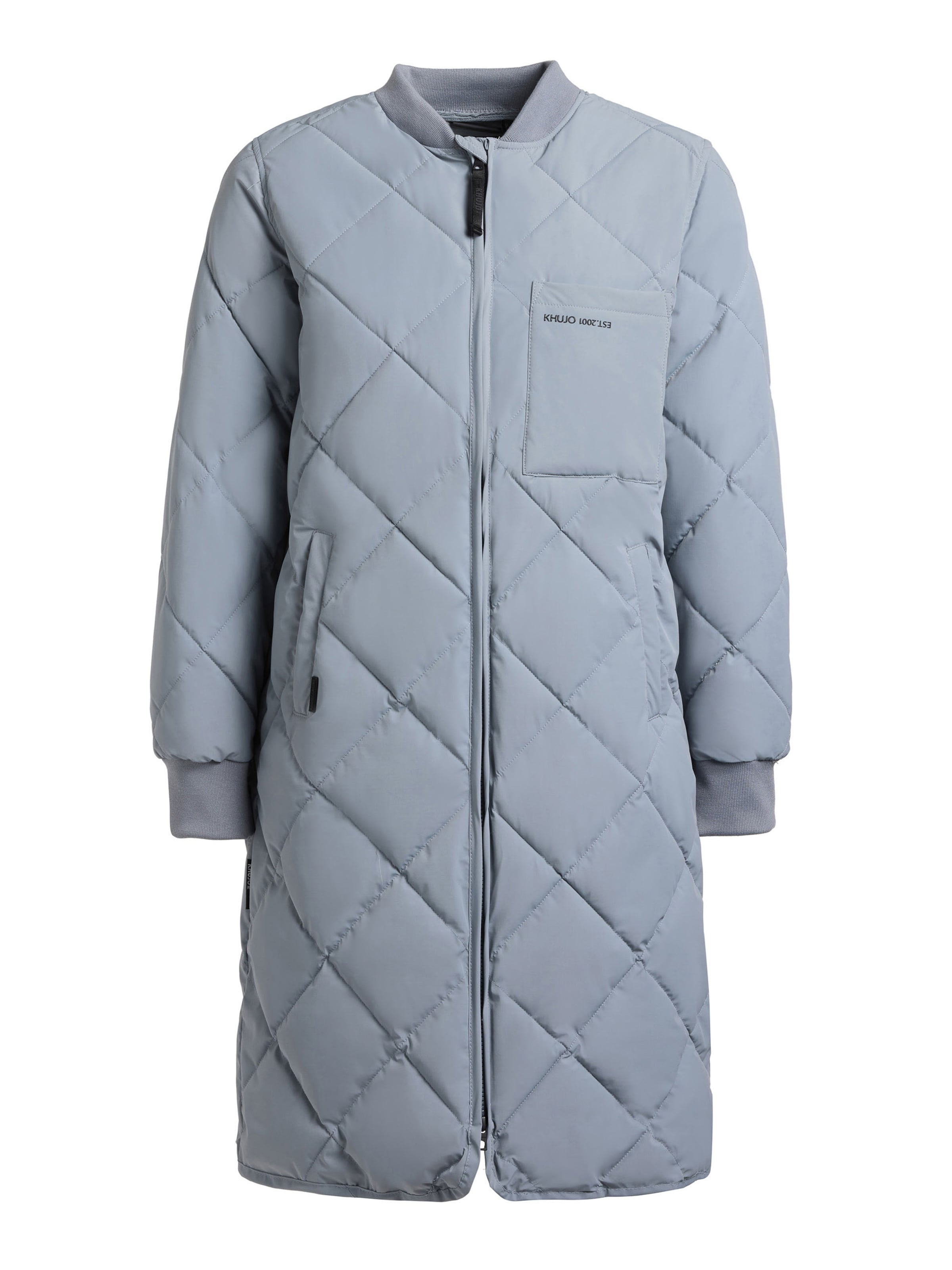 Manteau mi-saison 'YMAL2 ' khujo en bleu : devant