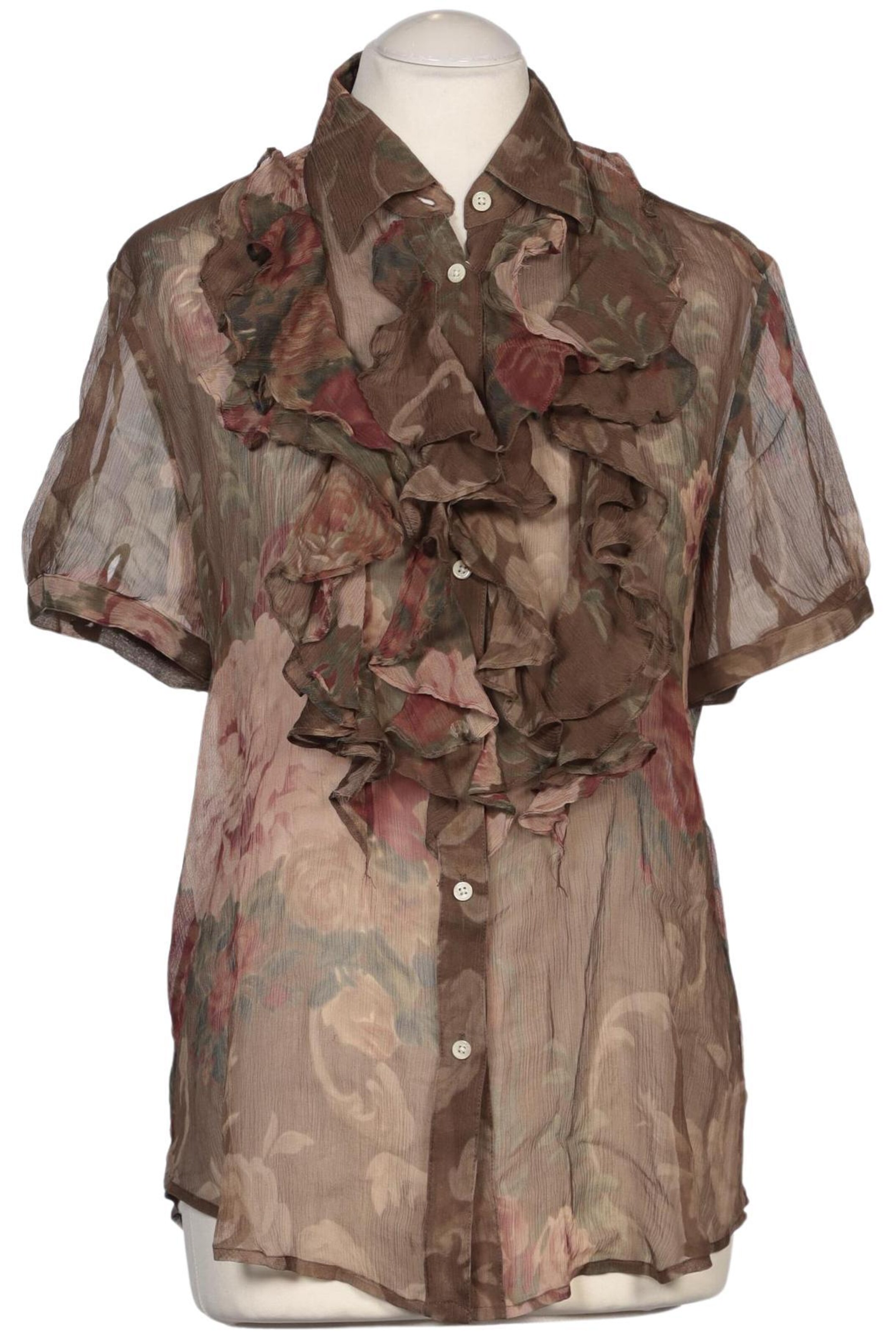 Lauren Ralph Lauren Bluse M in Braun: Vorderseite