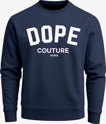 Neverless Sweatshirt 'Dope Couture' in Blue: front