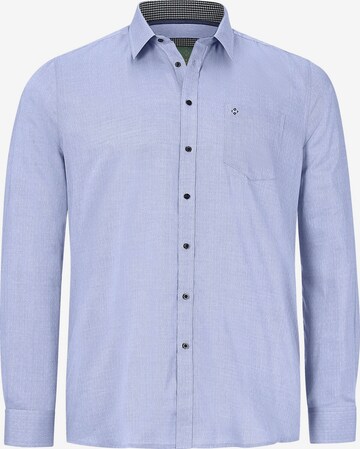 Charles Colby Regular fit Button Up Shirt 'Duke Lester' in Blue