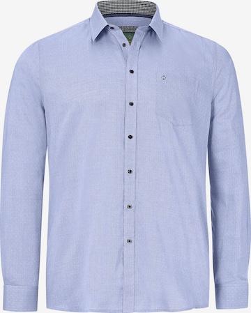 Charles Colby Regular fit Button Up Shirt 'Duke Lester' in Blue