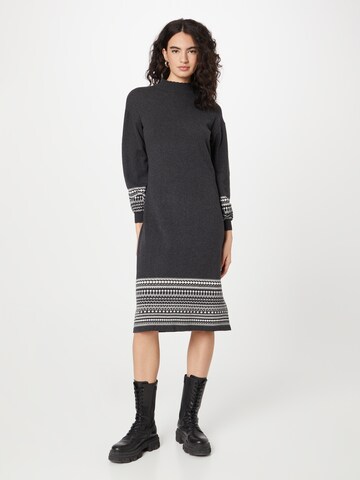 Thought Strickkleid 'Aislinn' in Grau: Vorderseite
