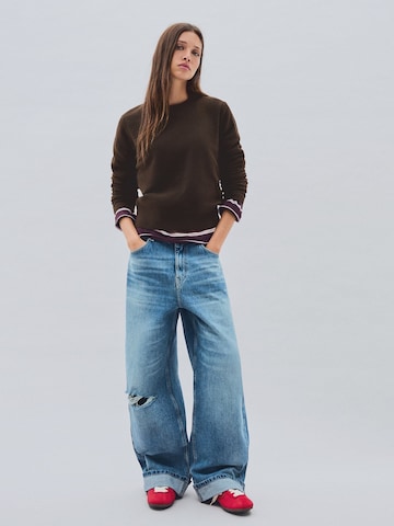 Bershka Sweater in Brown
