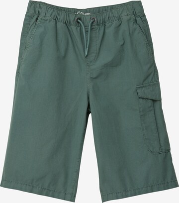 Regular Pantalon 'Garment' s.Oliver en vert : devant