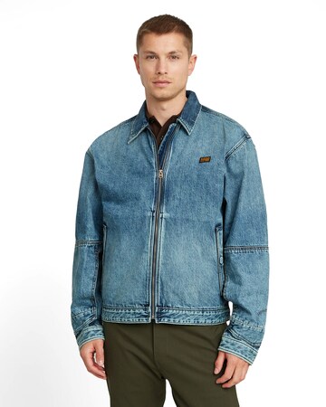 Veste mi-saison G-STAR en bleu : devant