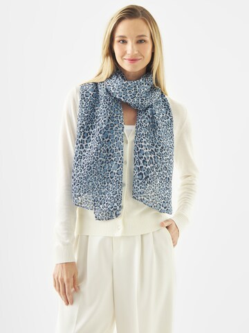 Écharpe CODELLO en bleu : devant