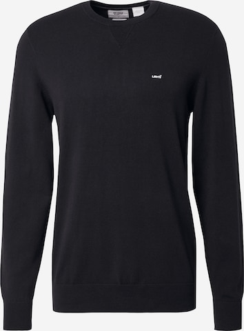 LEVI'S ® Свитер 'Lightweight Housemark Sweater' в Черный: спереди