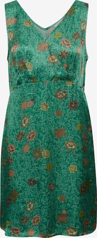 Cream Cocktail Dress 'Pilou' in Green: front