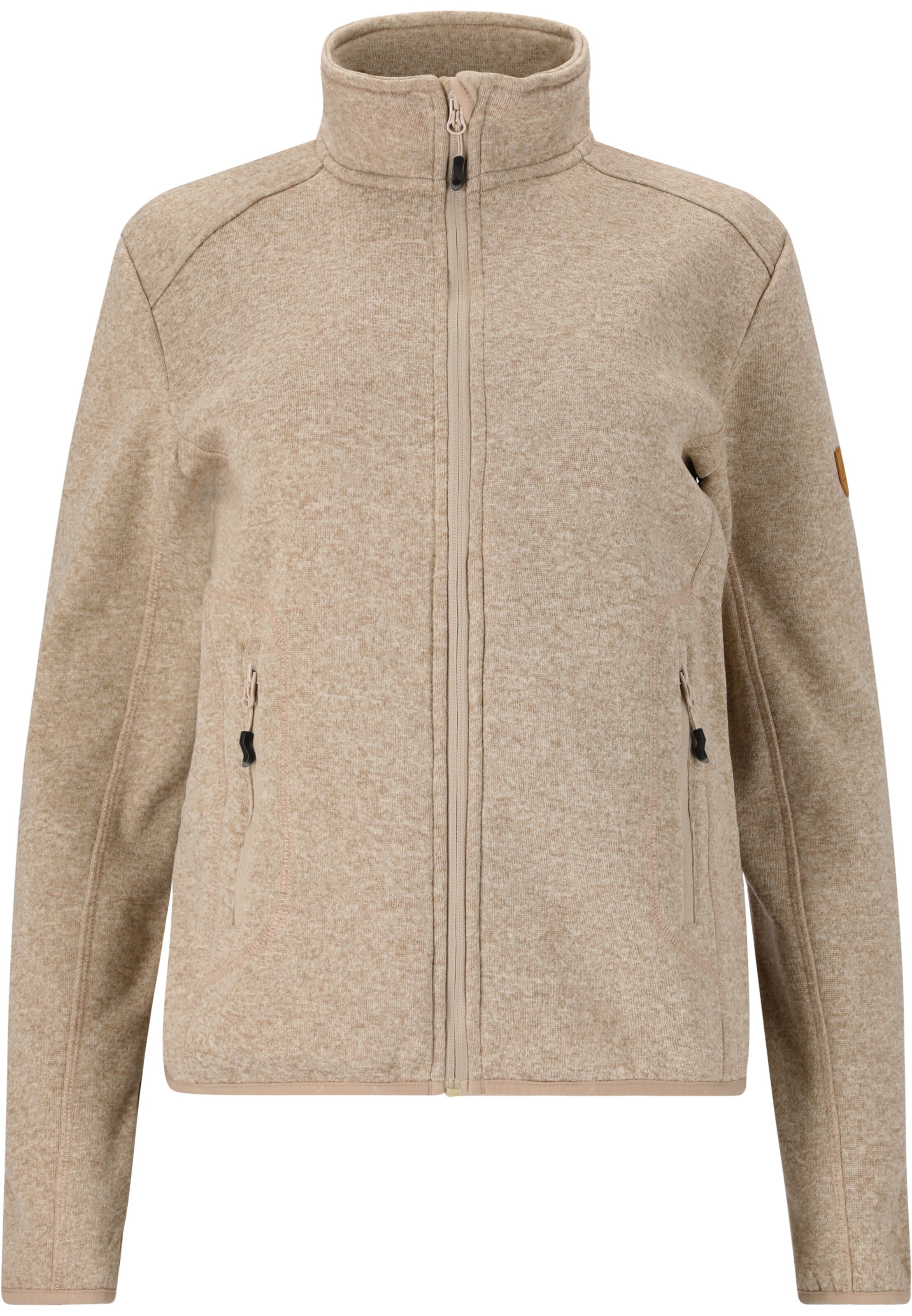 Whistler Functionele fleece jas 'SAMANI' in Beige: voorkant