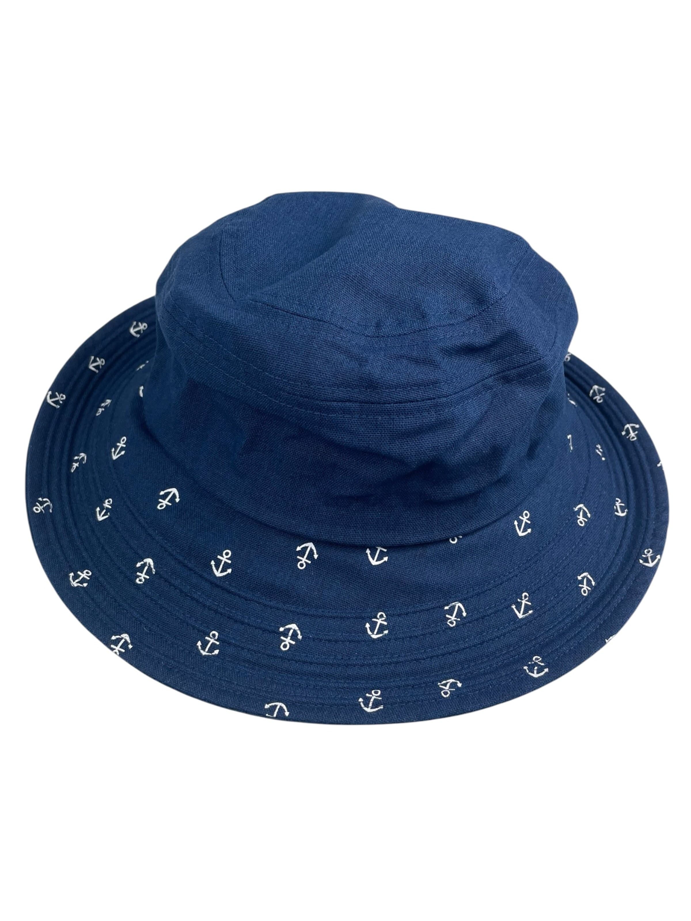 Kumixi Hoed 'Anker' in Blauw: voorkant
