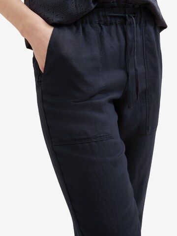 Regular Pantalon TOM TAILOR en bleu