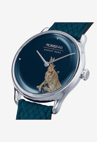 August Berg Analoog horloge in Blauw