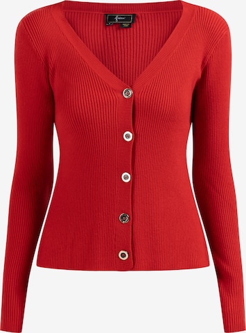 Cardigan 'Tylin' faina en rouge : devant